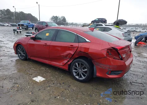 2019 Honda Civic Ex from USA, damaged, VIN JHMFC1F35KX010167